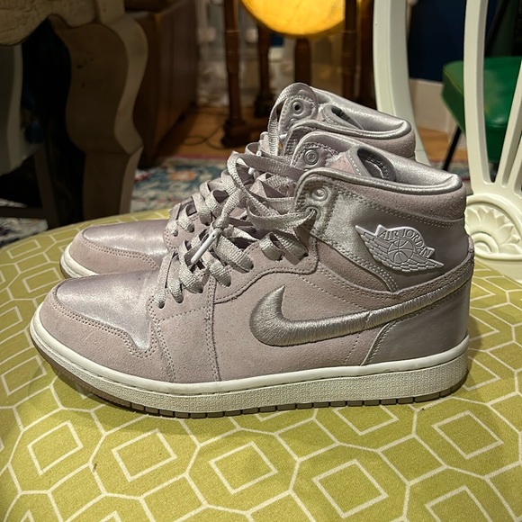 Nike Shoes - Lilac metallic-y Nike air Jordan’s size 8.5